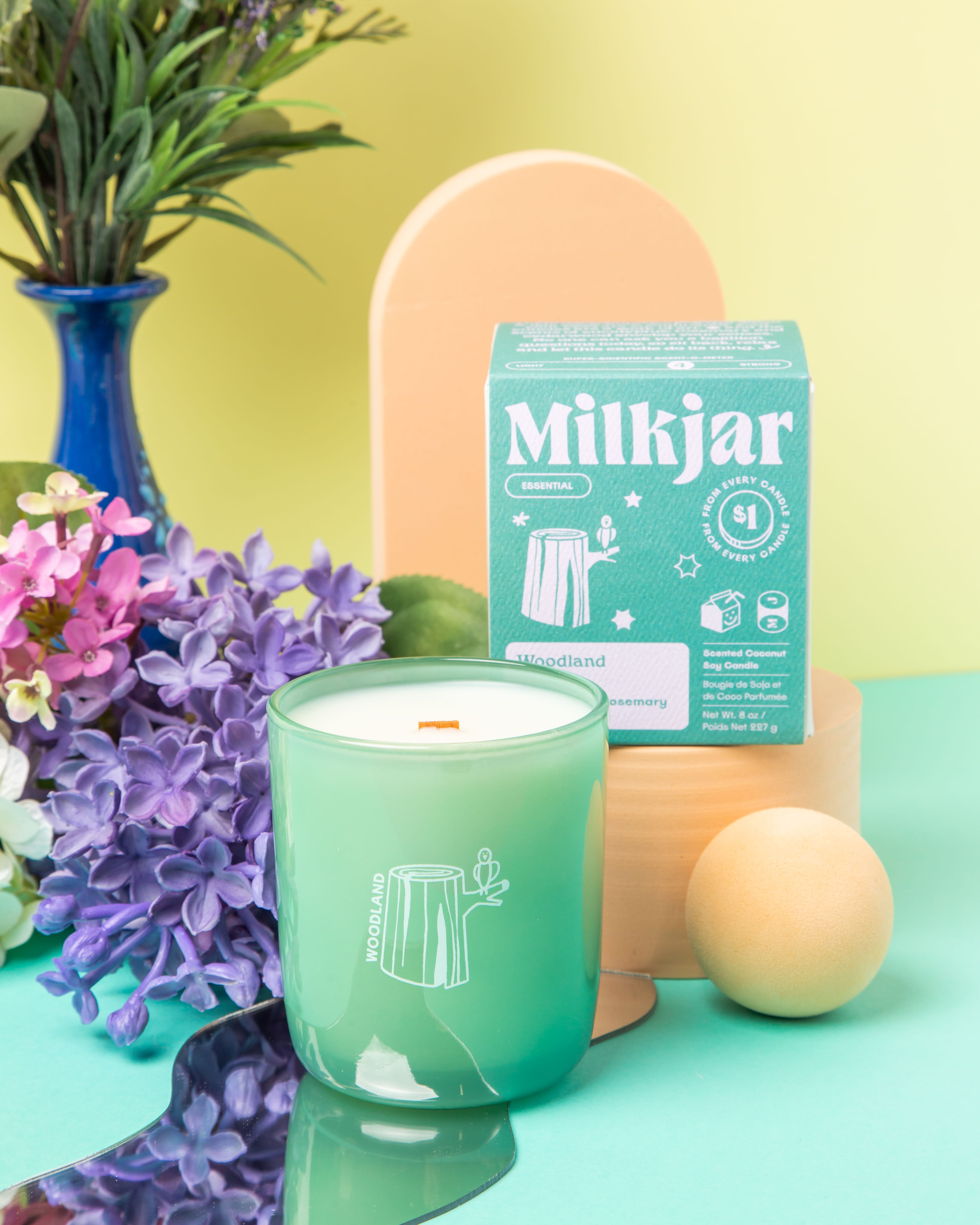 Milk Jar Candles - 8 oz.