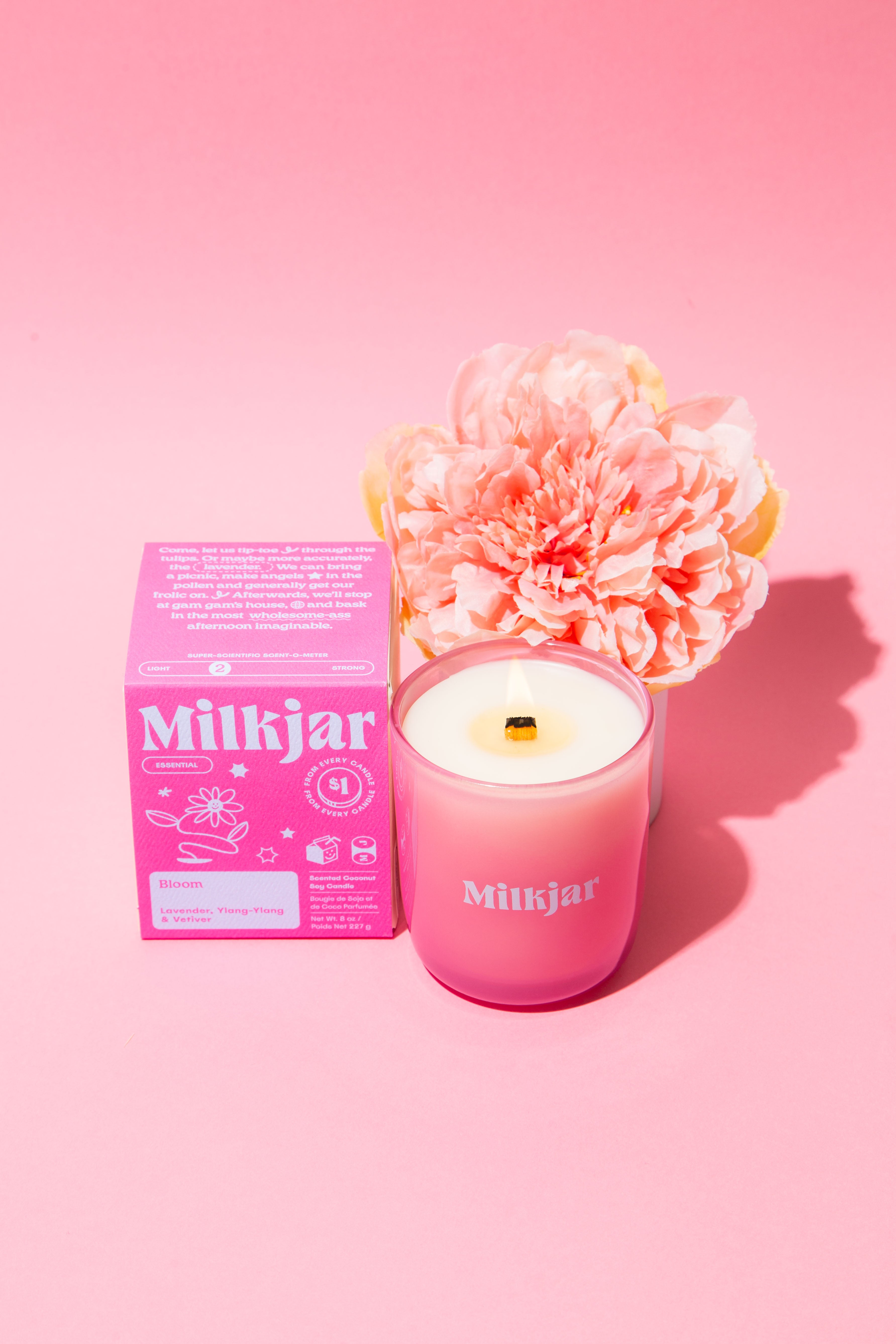 Milk Jar Candles - 8 oz.