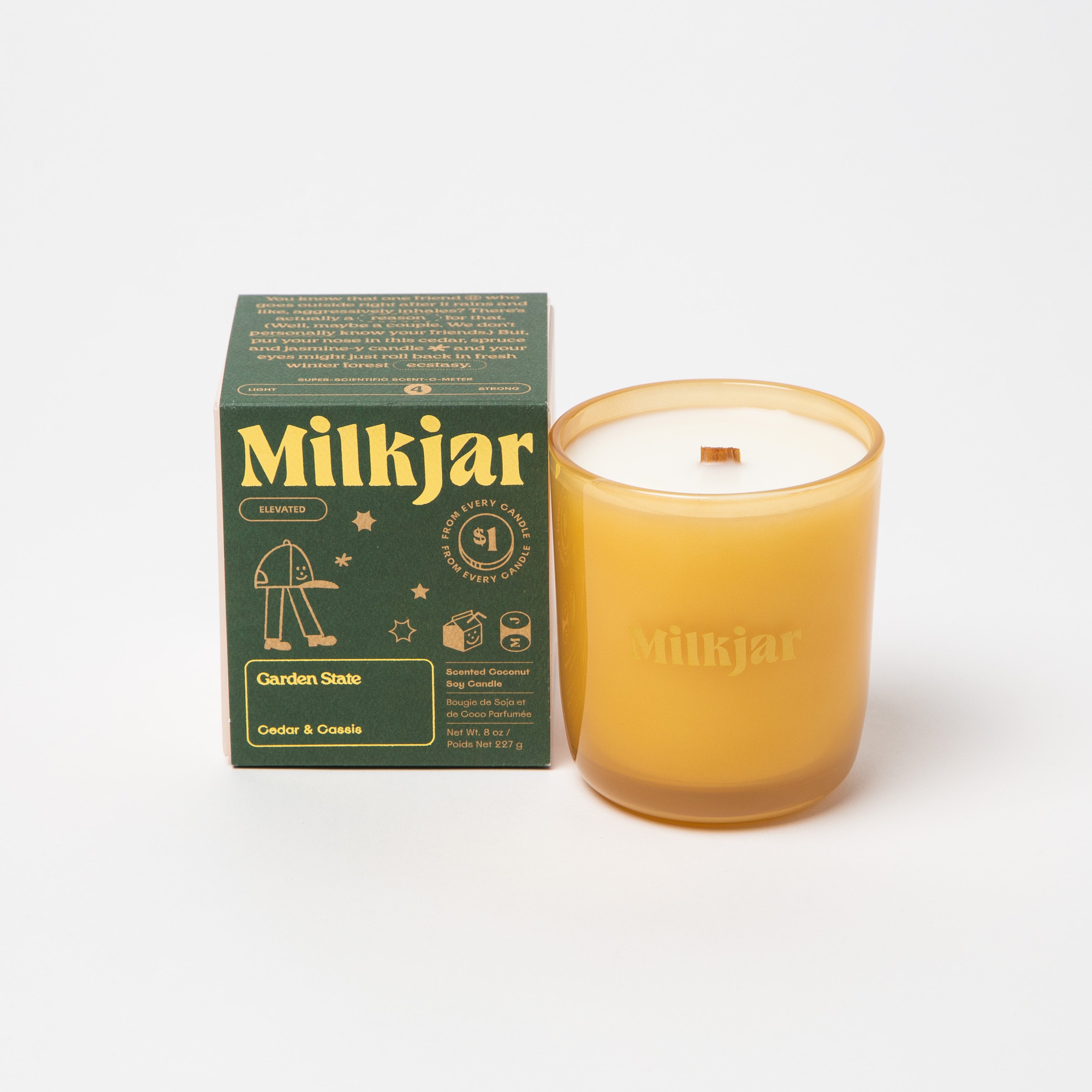 Milk Jar Candles - 8 oz.