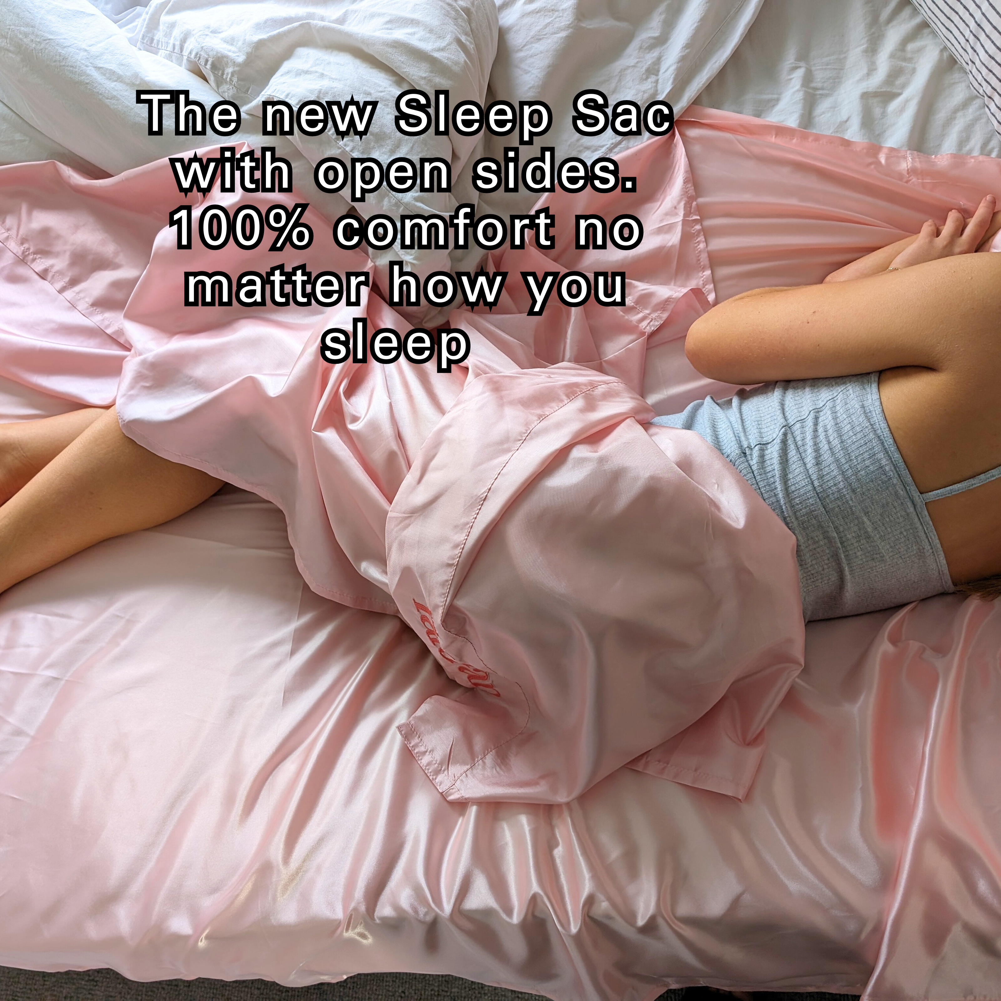 Tan Fan Sleep Sac with Open Side