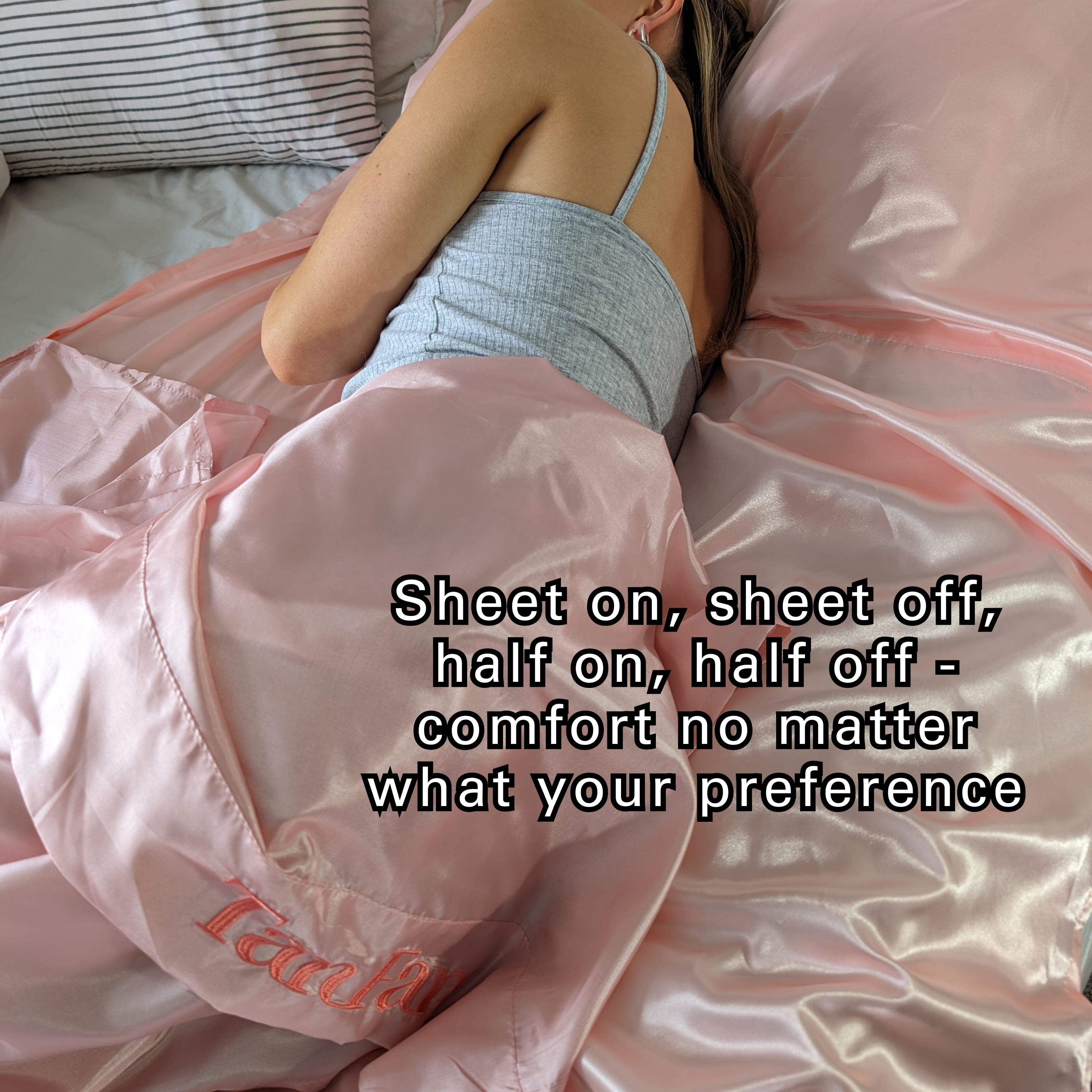 Tan Fan Sleep Sac with Open Side