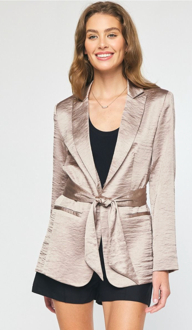 Satin Blazer