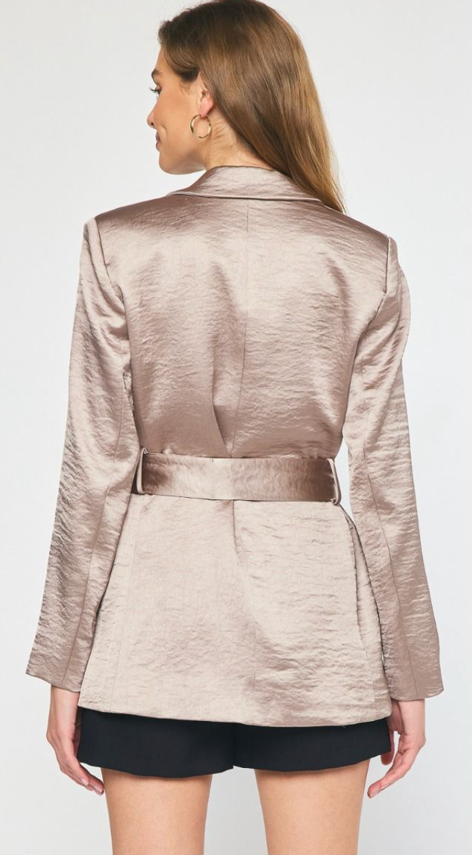 Satin Blazer