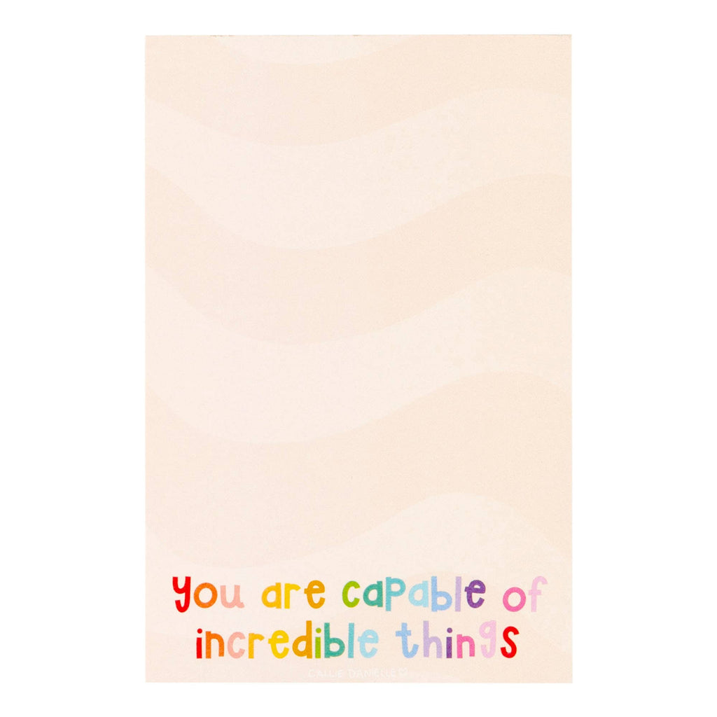 Incredible Things Notepad