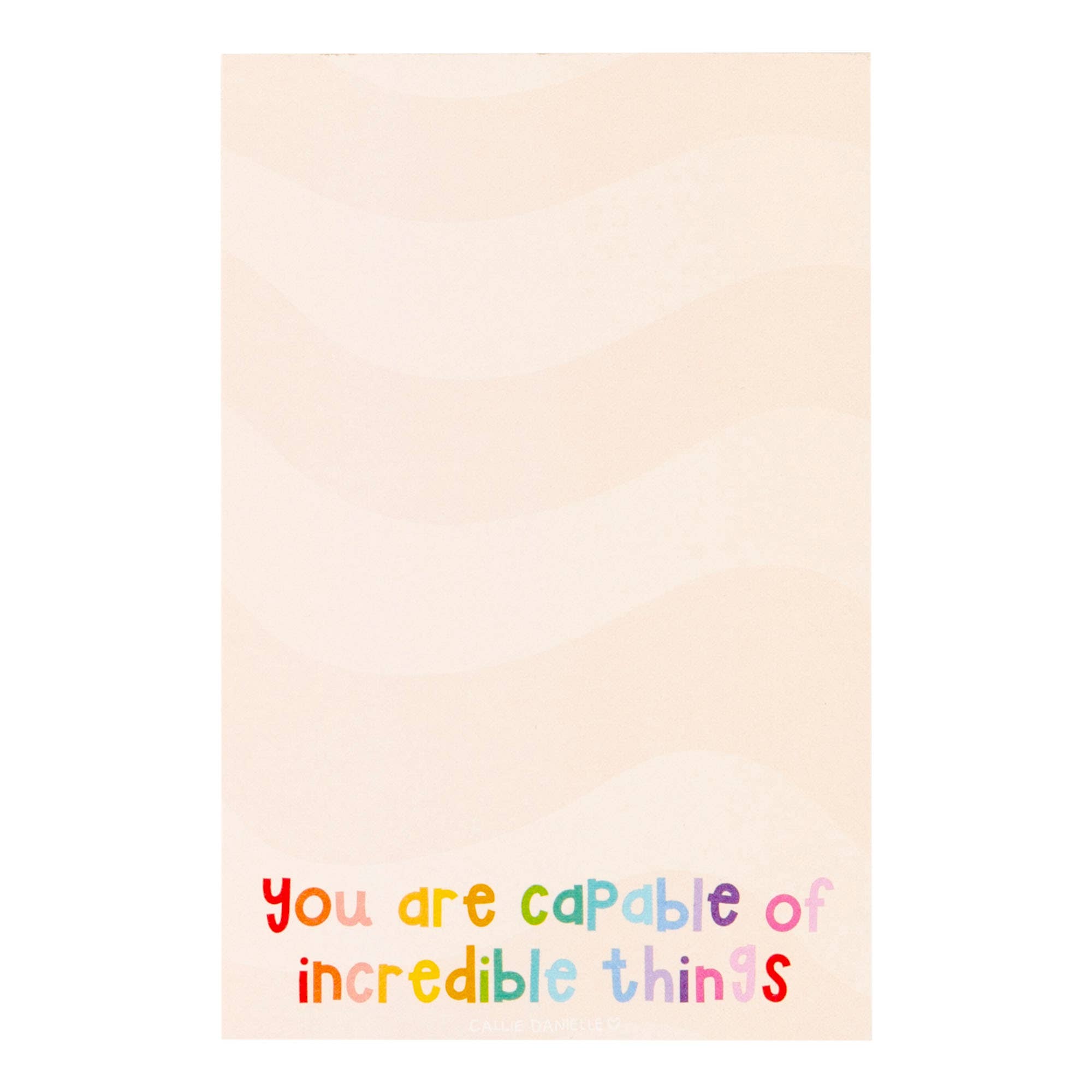 Incredible Things Notepad
