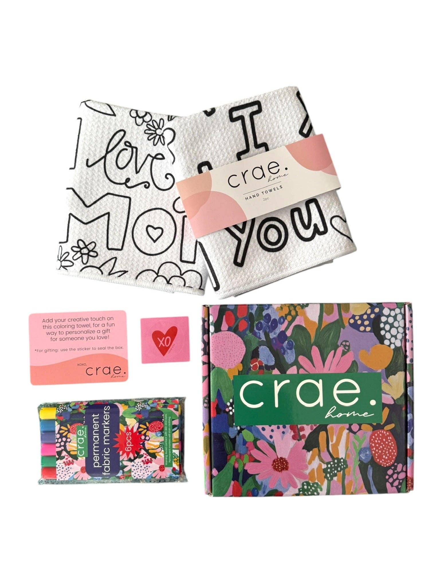 Mother's Day Coloring Gift Box