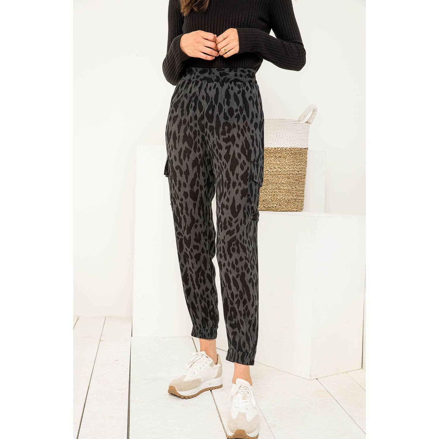 Animal Print Joggers