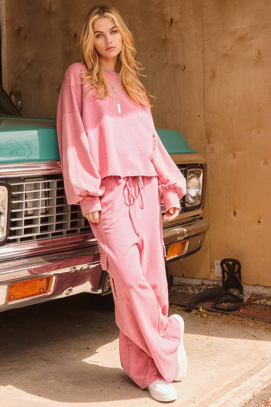 Acid Washed Oversized Sweatshirt