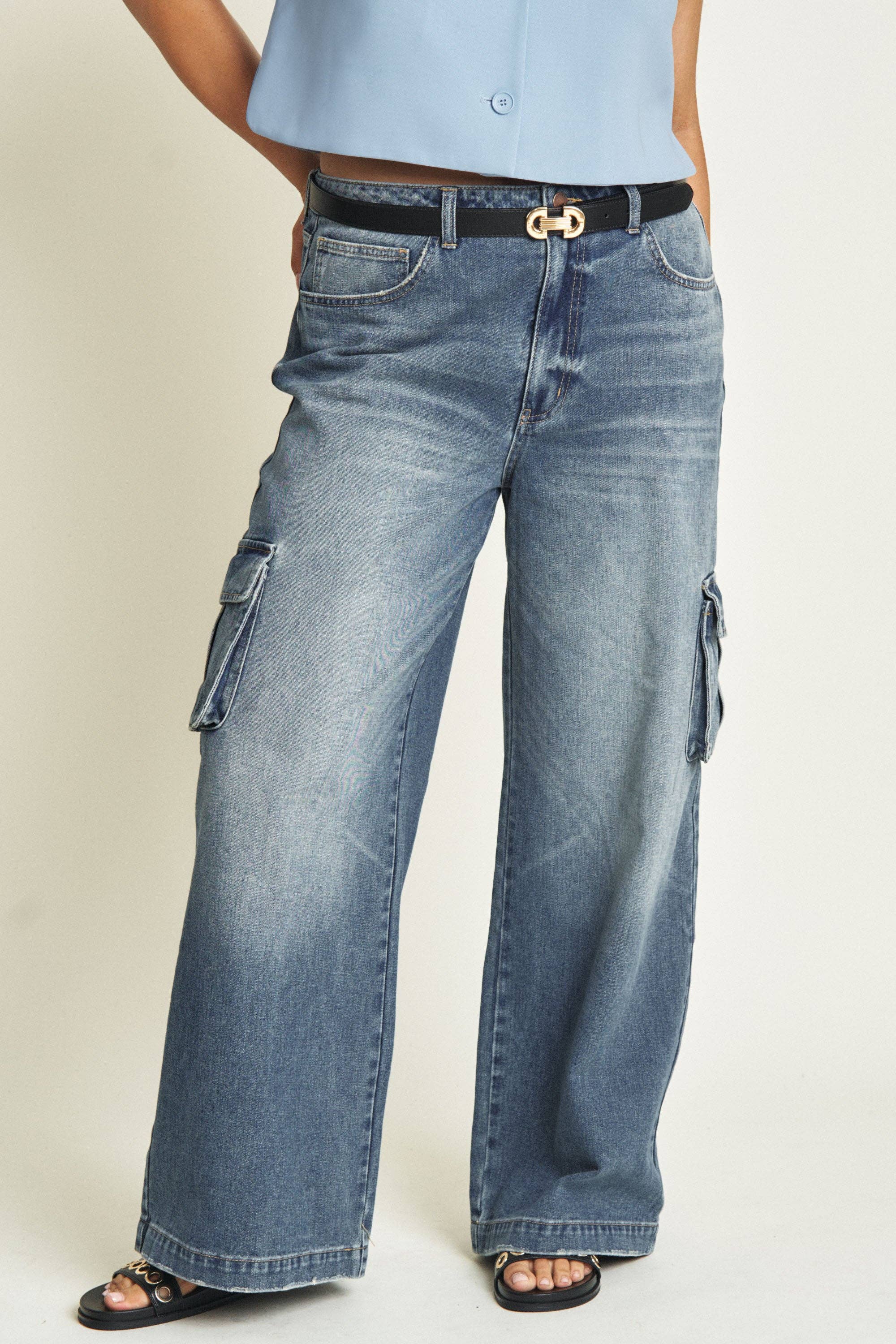 Madison Cargo Aged Indigo