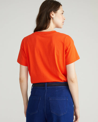 Garcon Tee - Solid Poppy