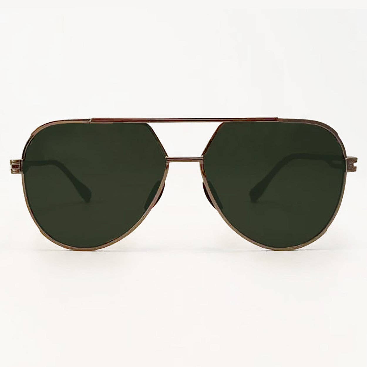 Olive Aviator Sunglasses