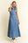 Denim Sleeveless A-Line Dress