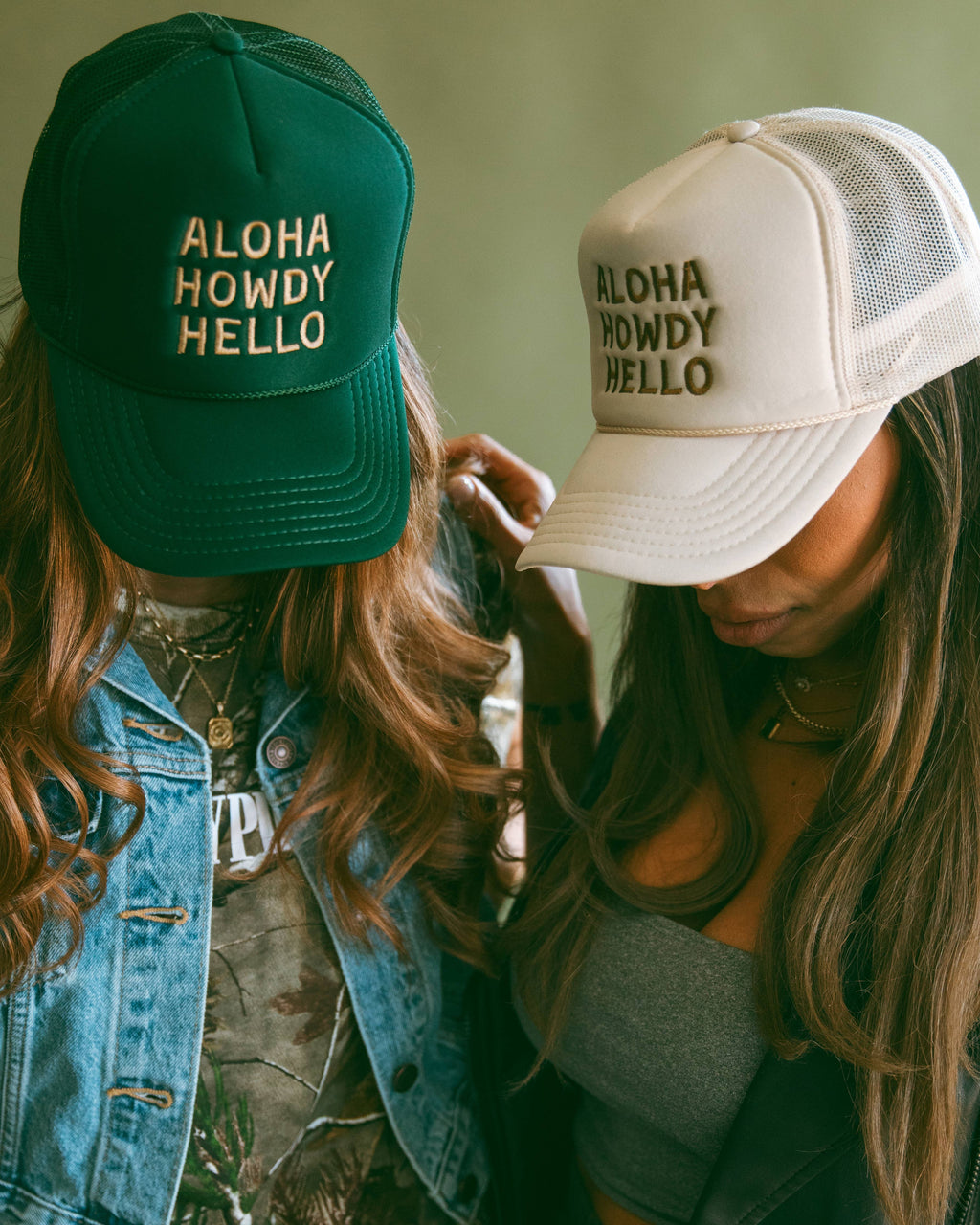 'Aloha Howdy Hello' Foam Trucker Hat