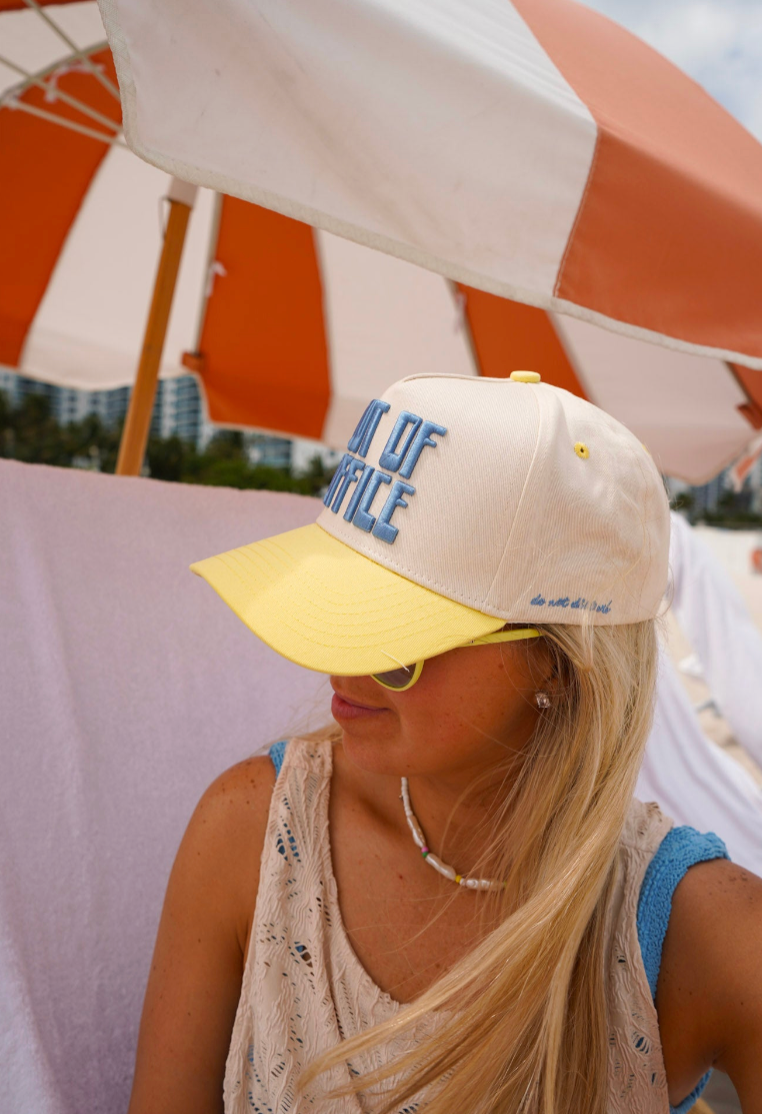 Out of Office | Butter Yellow Trucker Hat
