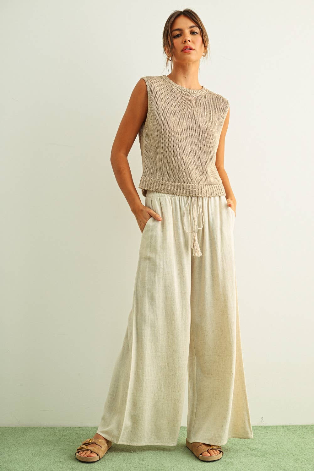 Sleeveless Knit Top