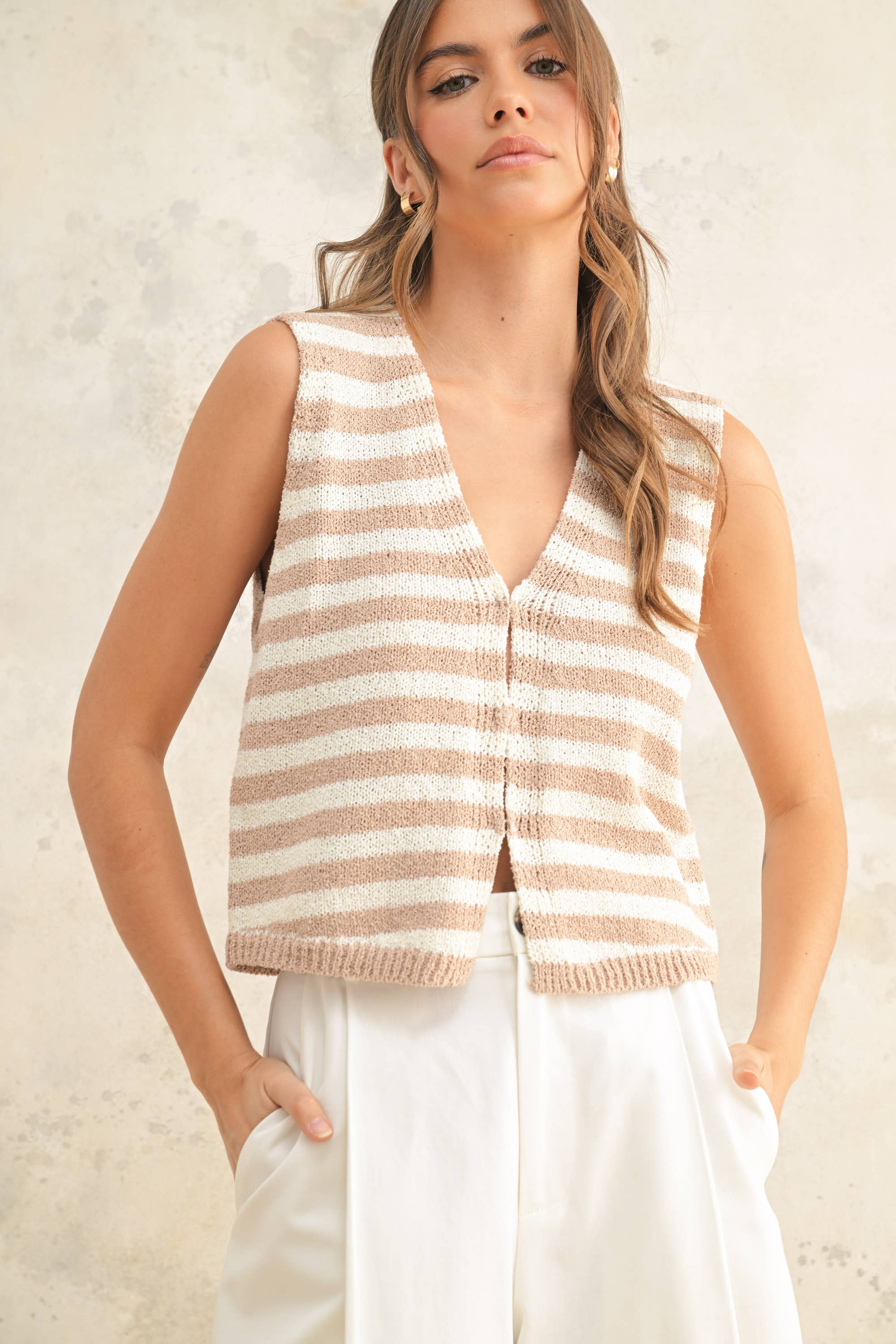 Striped Vest