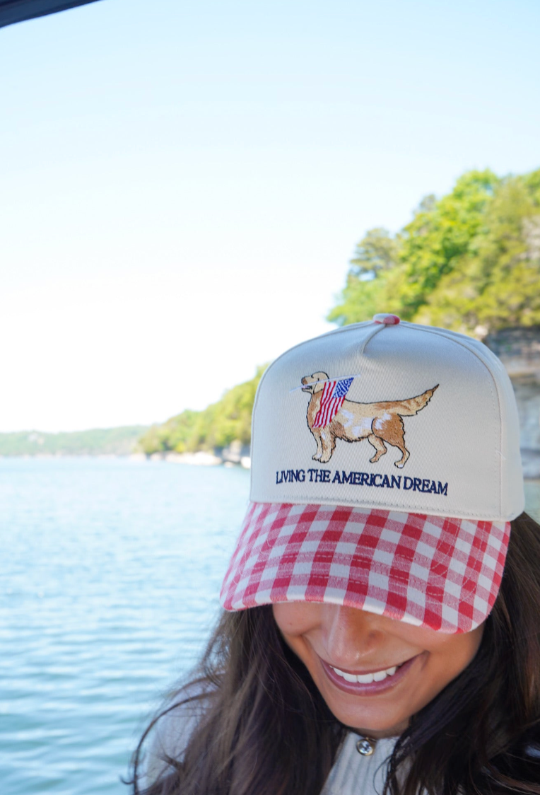 Living The American Dream - Gingham Hat