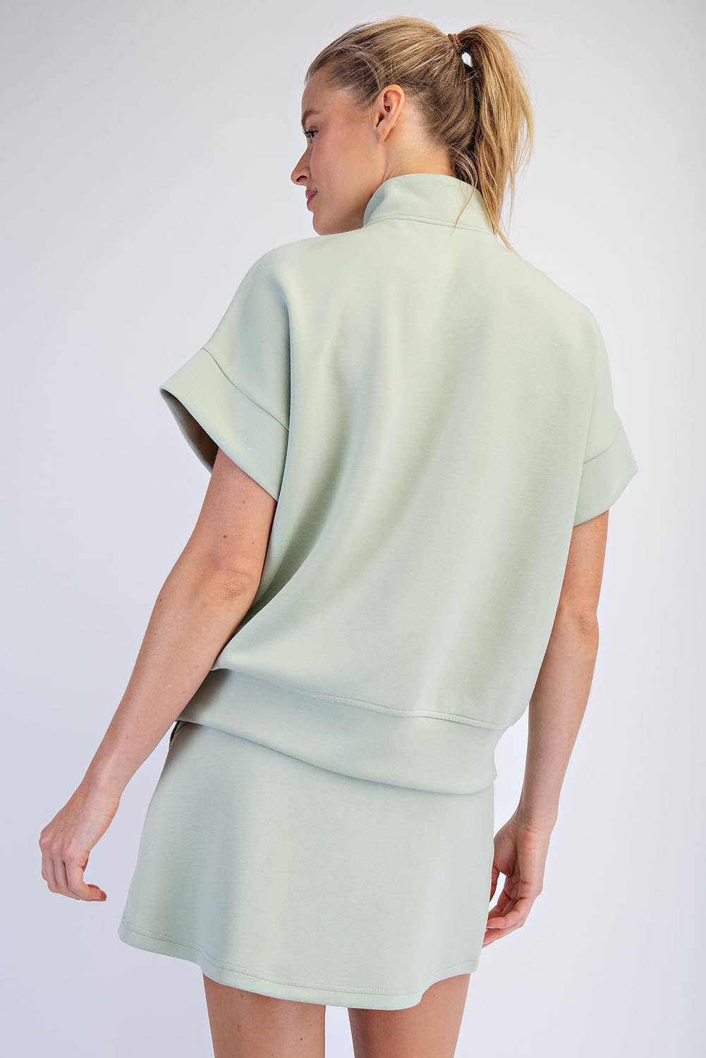 The Everyday Modal Scuba Short Sleeve Top