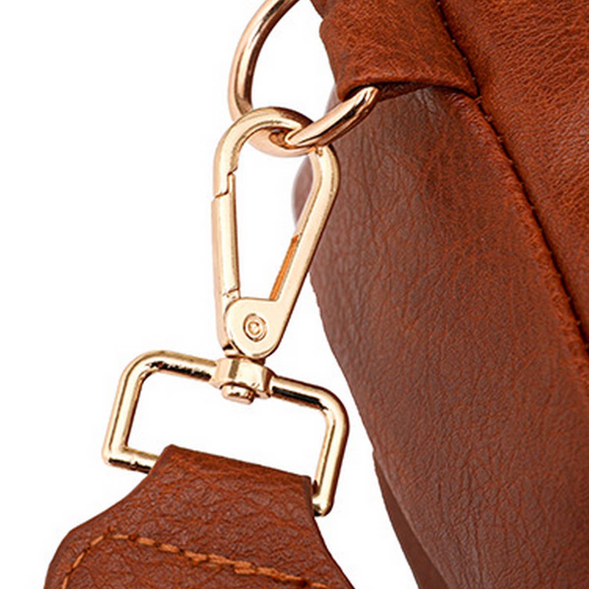 Faux Leather Crossbody Purse