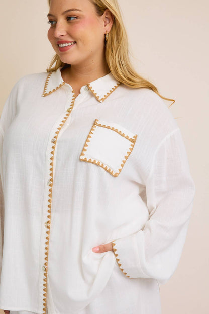Seaside Stroll Linen Shirt