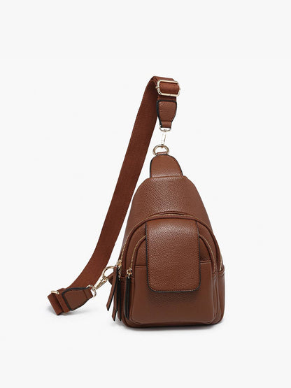 Sling Bag w/ Flapover Pocket