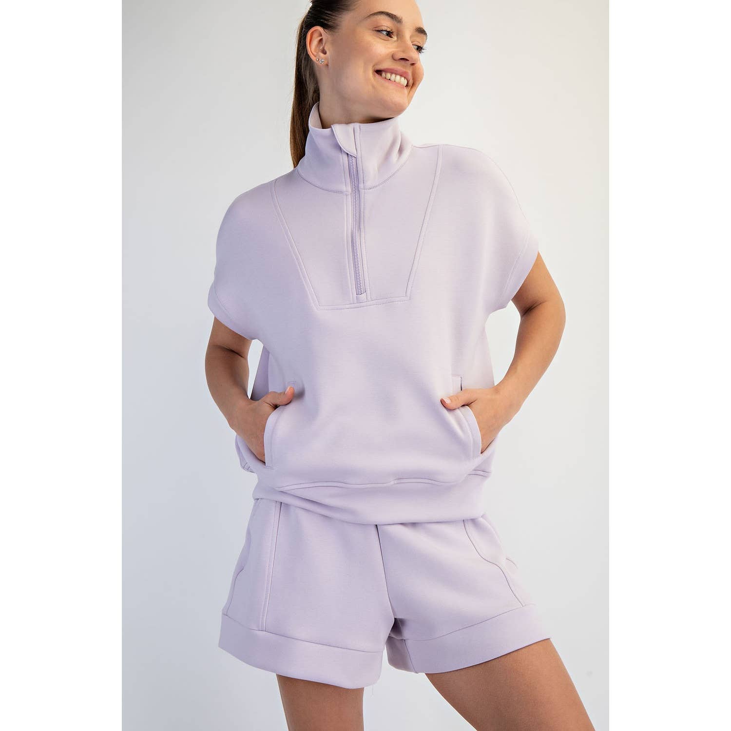 The Everyday Modal Scuba Short Sleeve Top