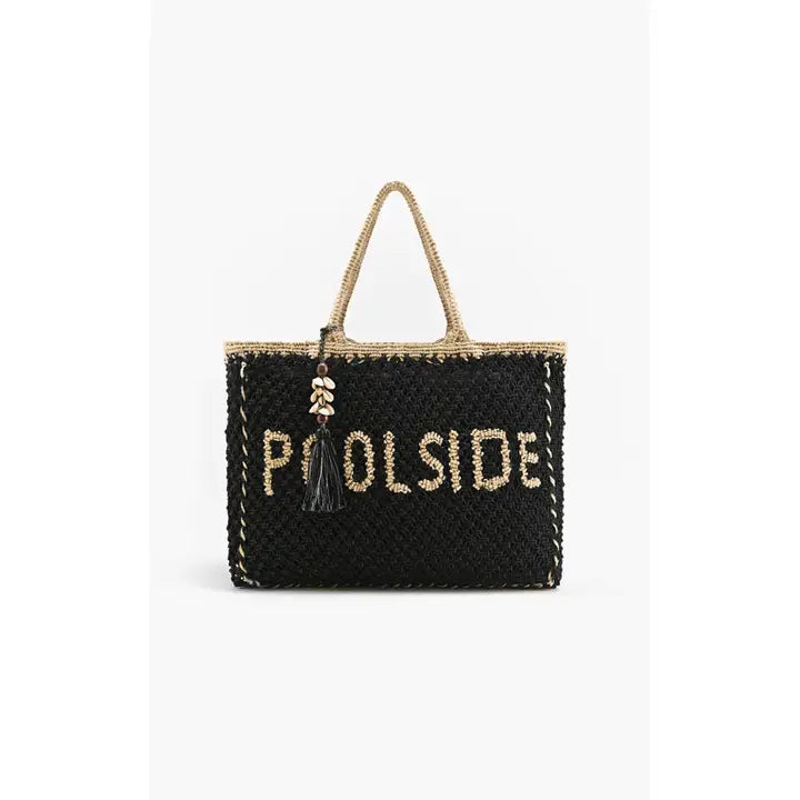 Poolside Jute Macrame Tote