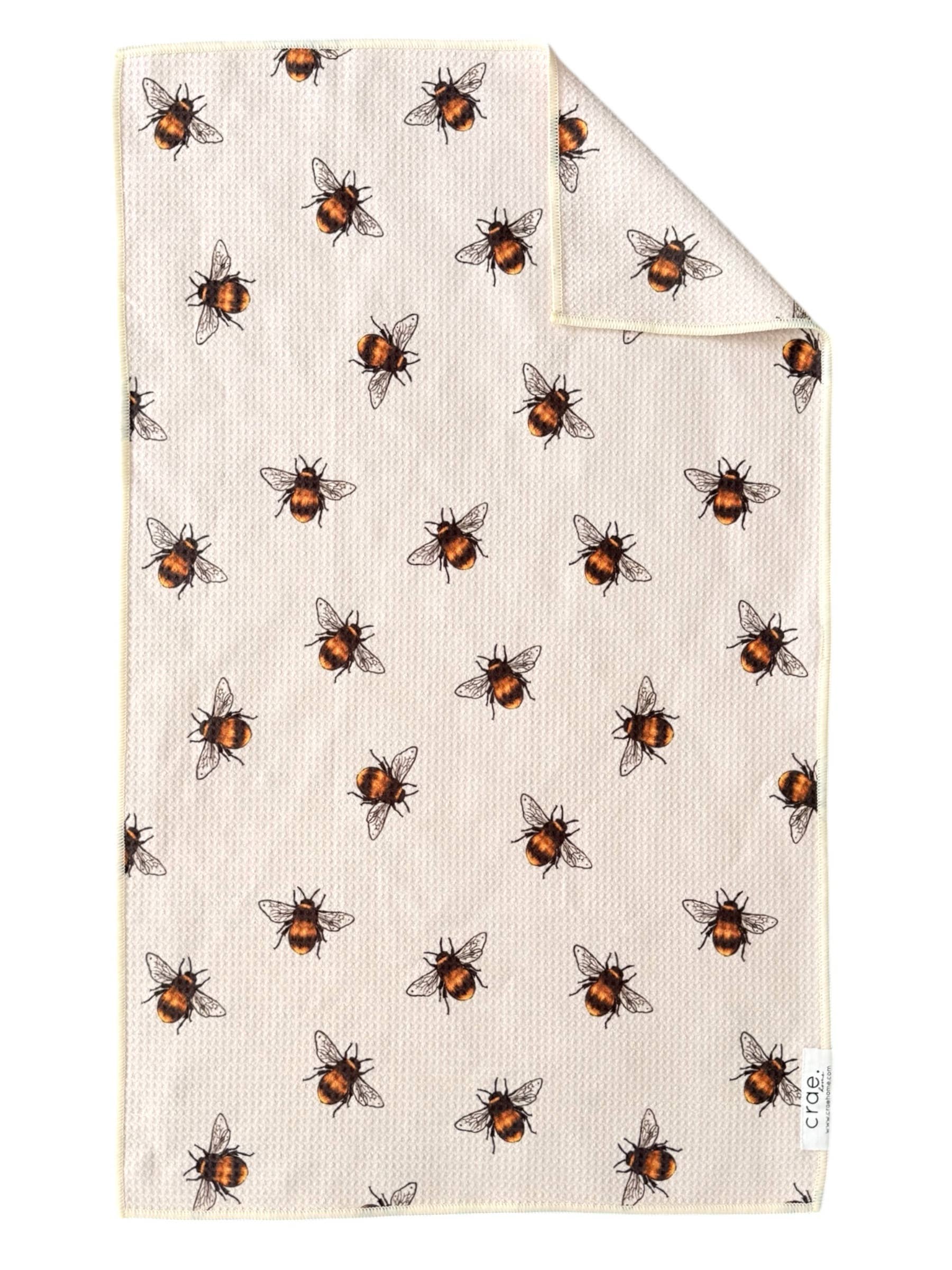 Busy Bee | Double-Sided Hand Towel