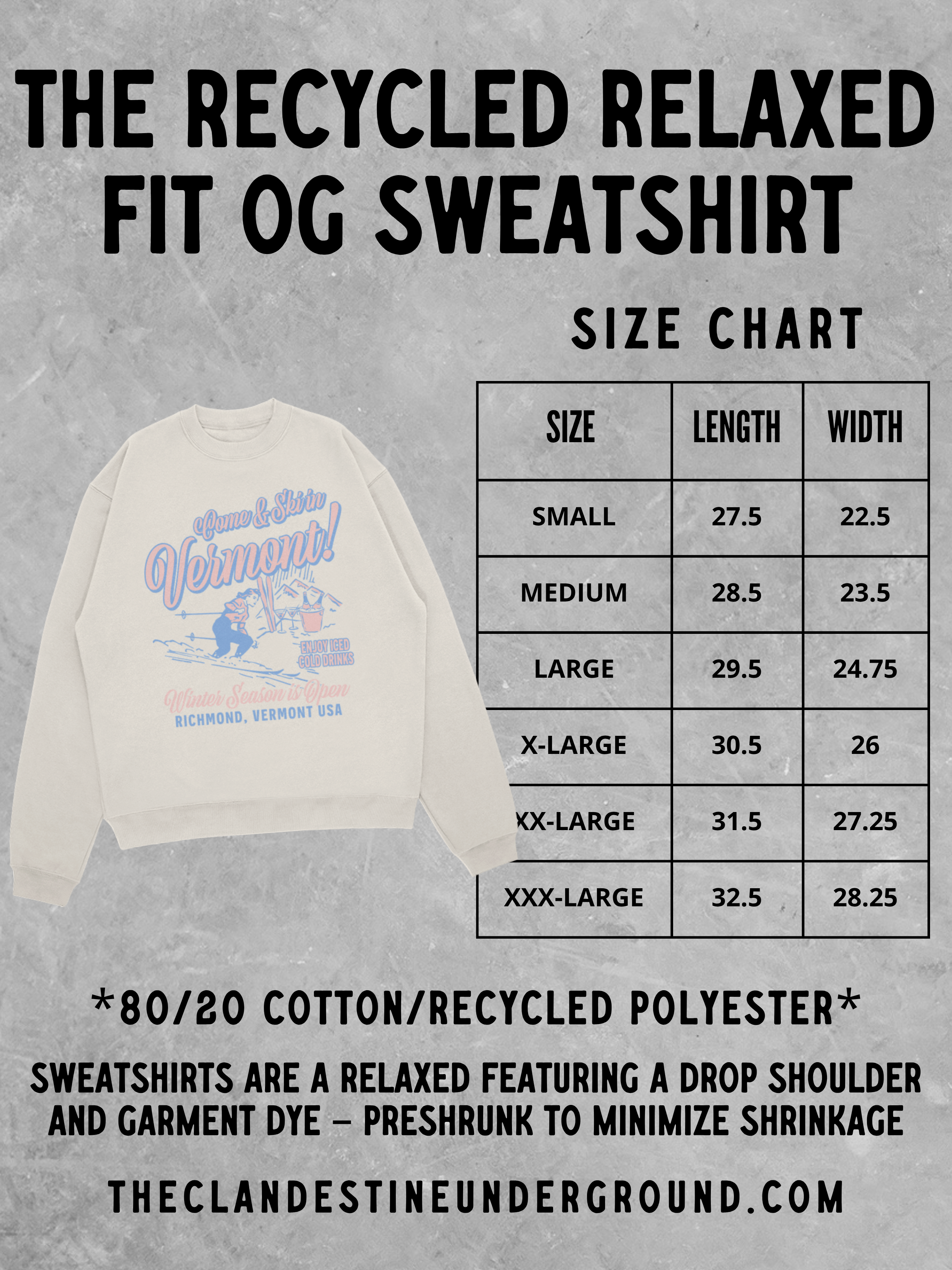 'Baby Light My Fire' Vintage Relaxed Sweatshirt