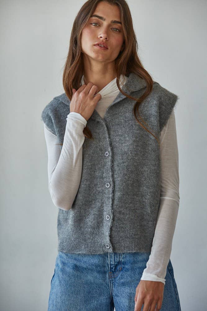 Jersey Turtleneck Sheer Top