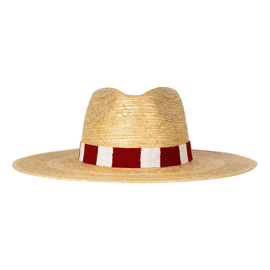 Dark Red Palm Hat