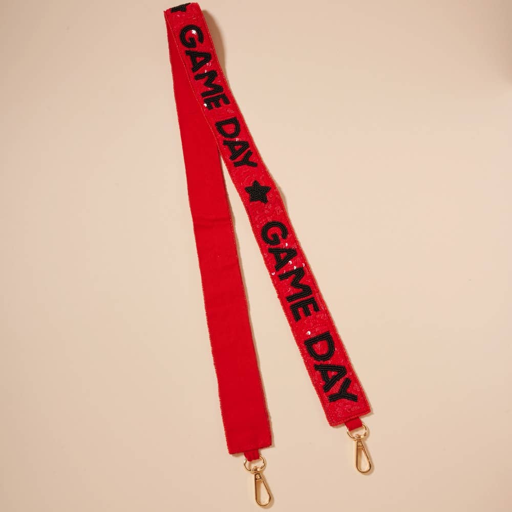 Game Day Beaded Bag Strap