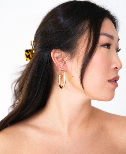 Medium Gold Hoo Hoops