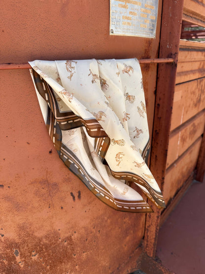 Saddle Club Silk Western Cowgirl Wild Rag Scarf