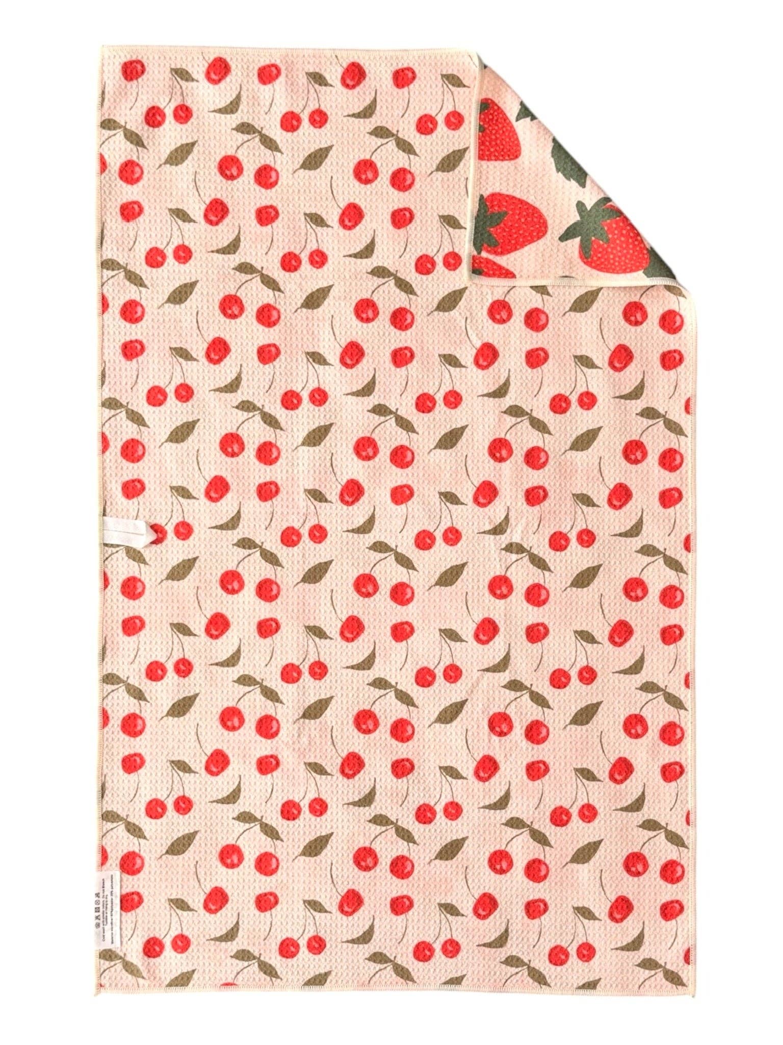 Berries & Cherries | Reversible Hand Towel