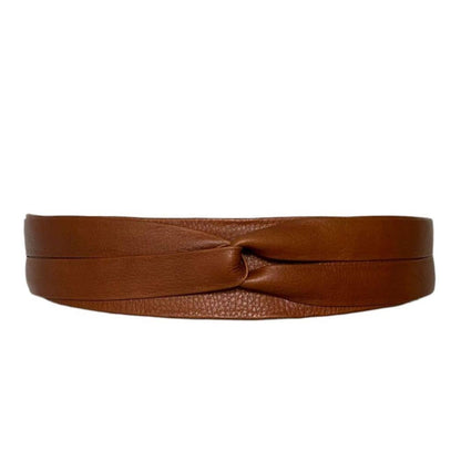 Midi Wrap Belt - Whiskey