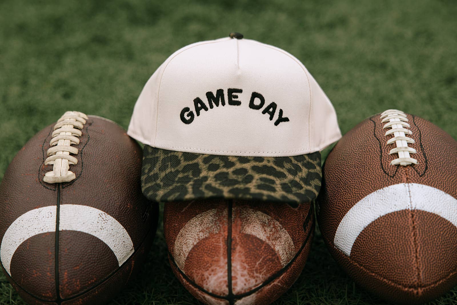 Leopard Game Day Embroidered Hat