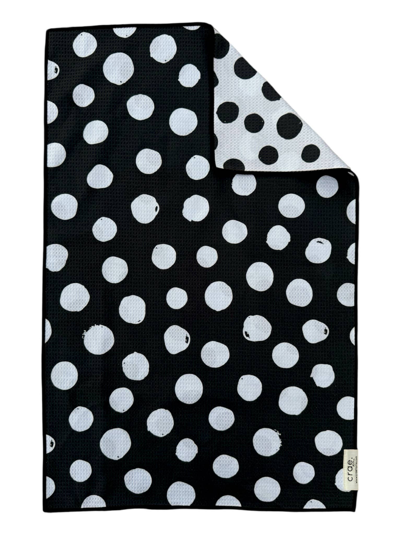 Polka Dottie: Reversible Hand Towel