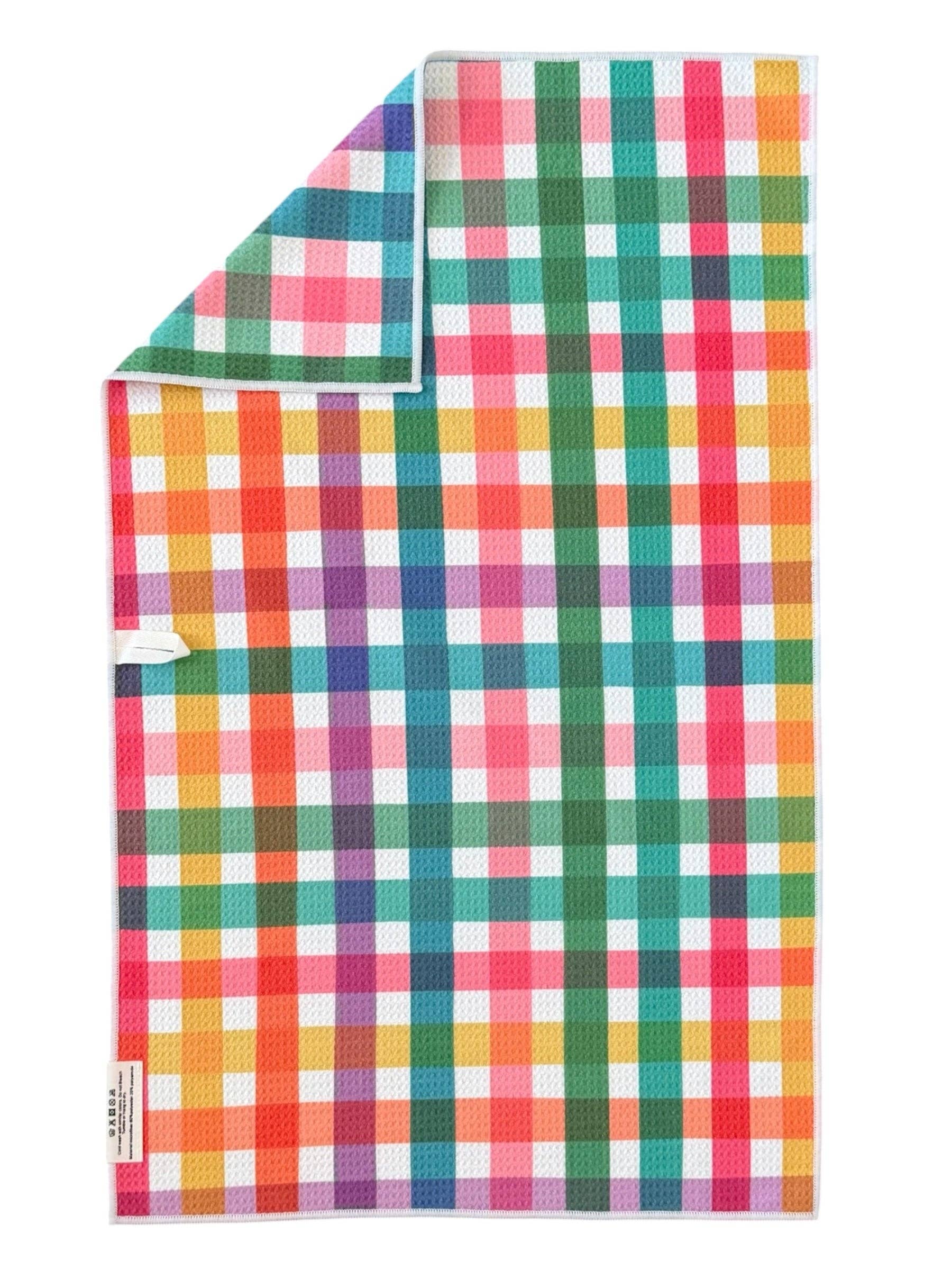 Live A Little Plaid | Double-Sided Hand Towel