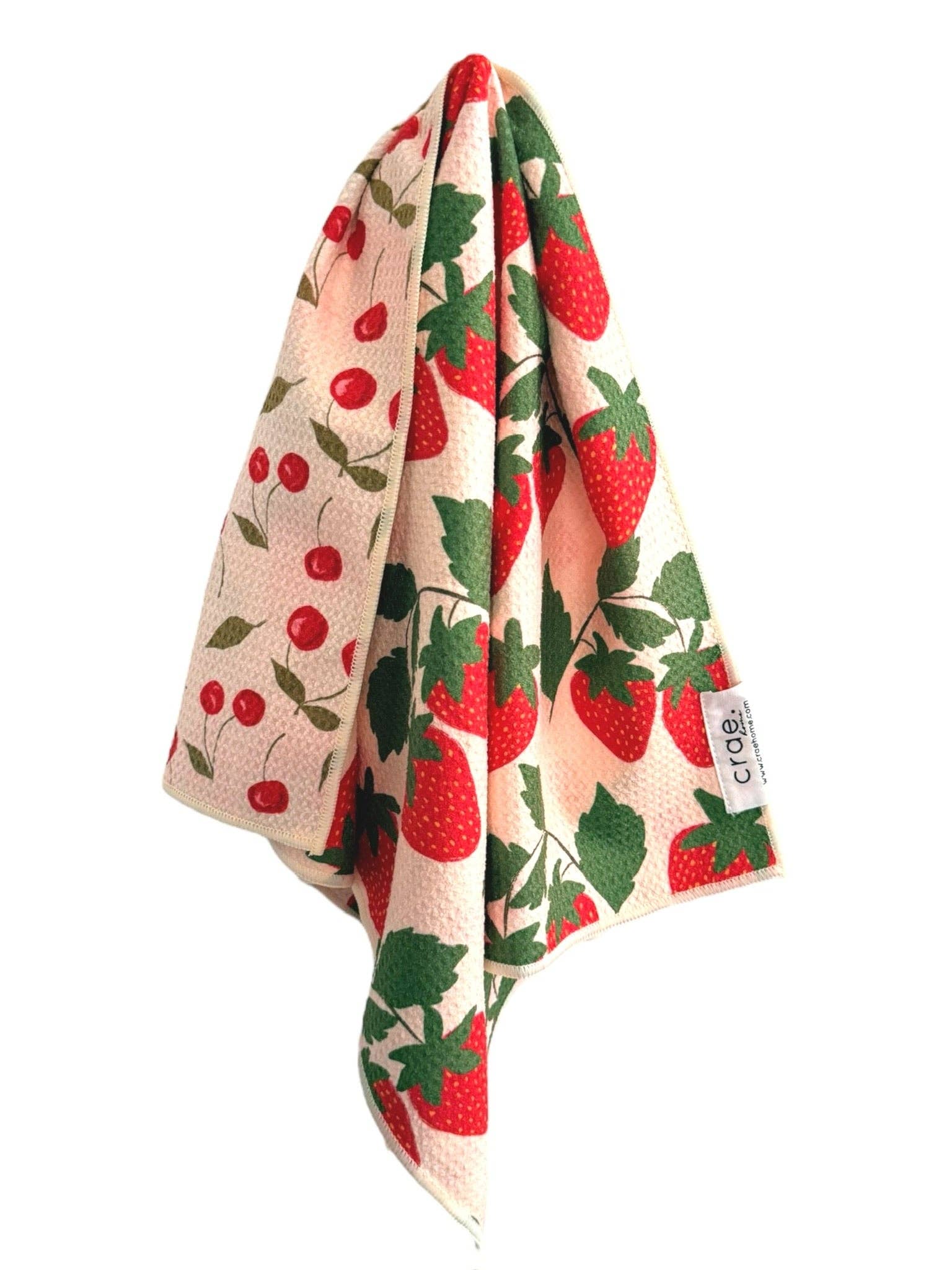 Berries & Cherries | Reversible Hand Towel