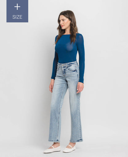 Mid-Rise Jeans with Tummy Control