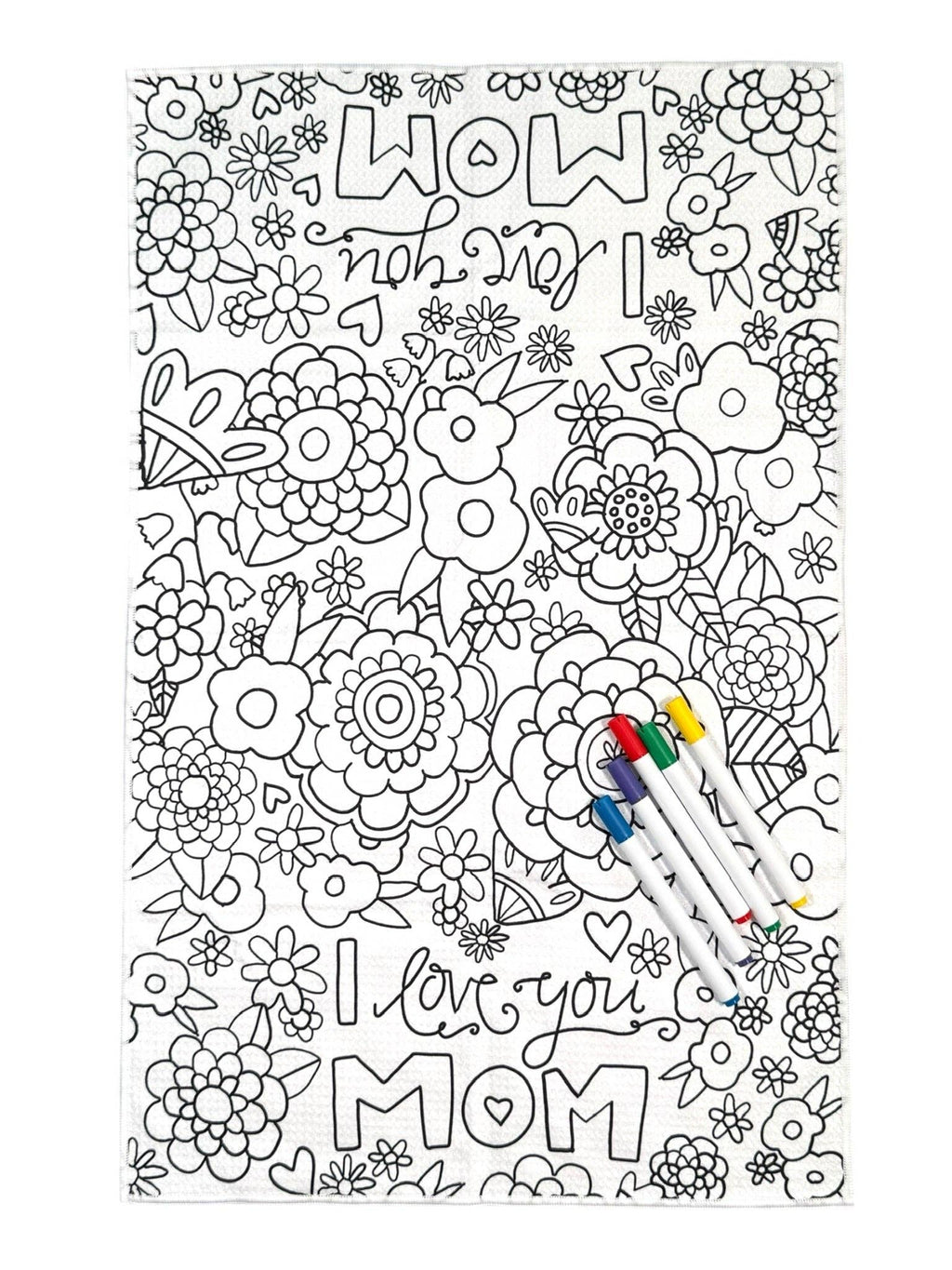 Mother's Day Coloring Gift Box