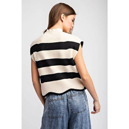 Striped Sweater Top