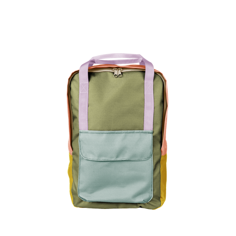 Olive Lilac Colorblock