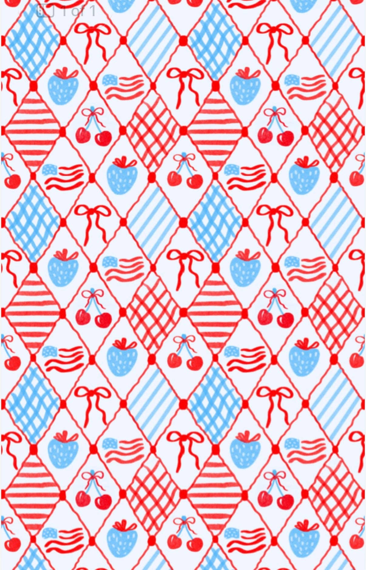Sweet Land Of Berries | Double-Sided Hand Towel