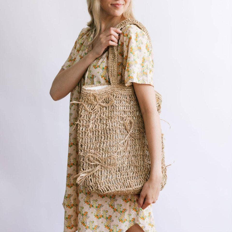 Raffia Ribbon Bag