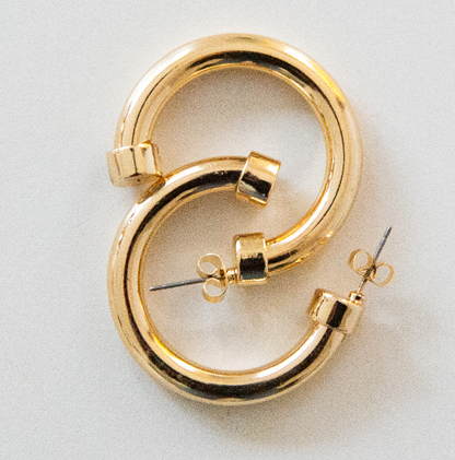 Small Gold Hoo Hoops