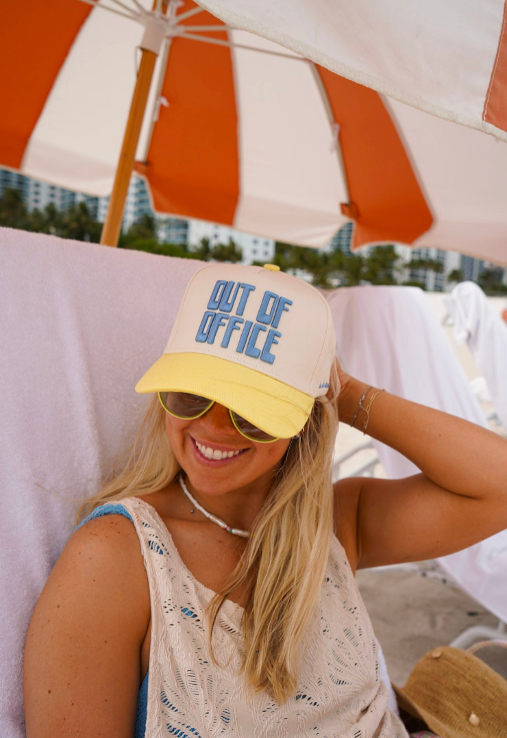 Out of Office | Butter Yellow Trucker Hat