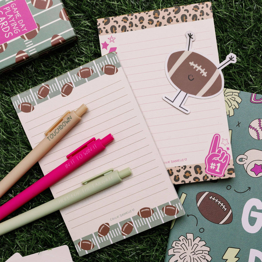 Football Game Day 4x6 Lined Notepad