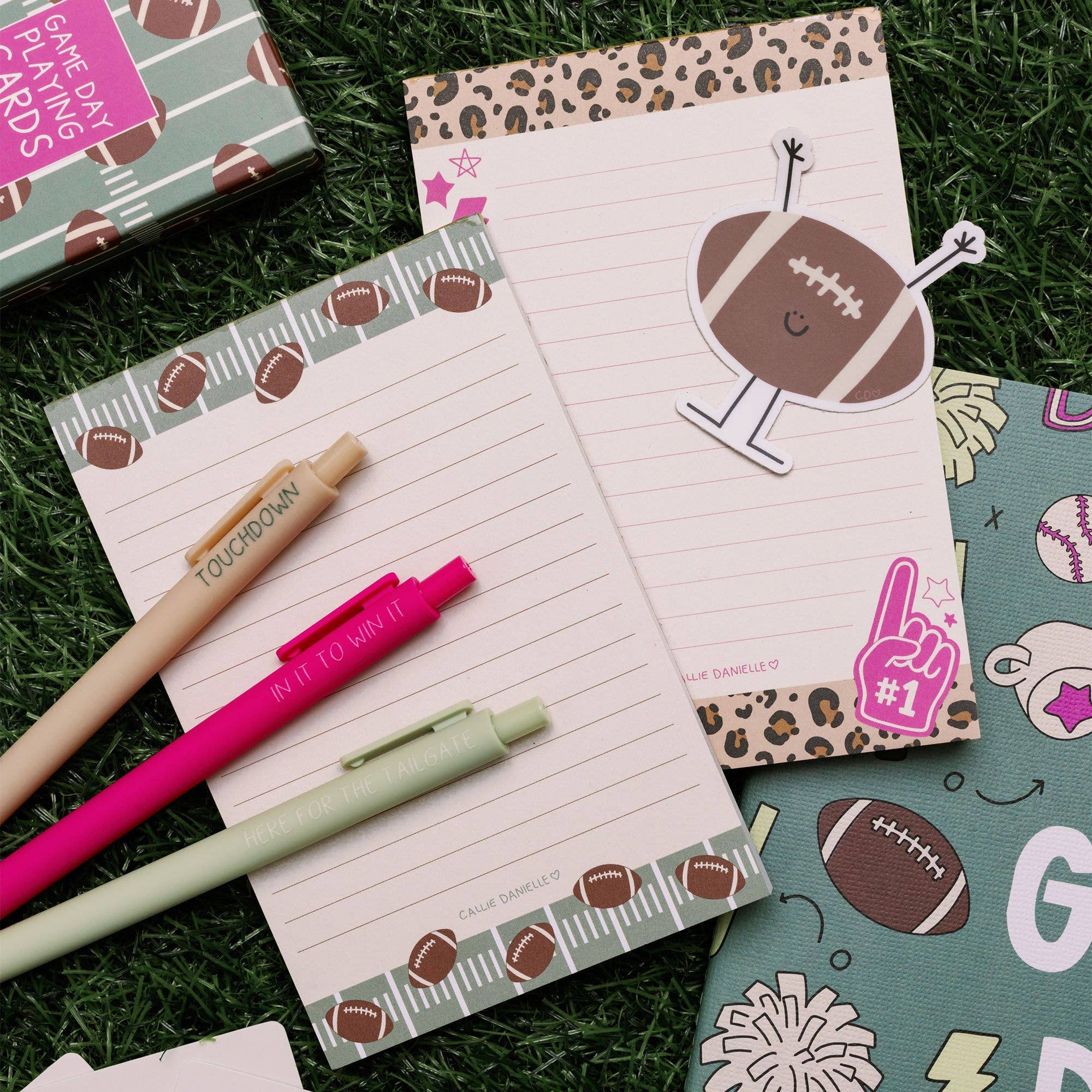 Football Game Day 4x6 Lined Notepad